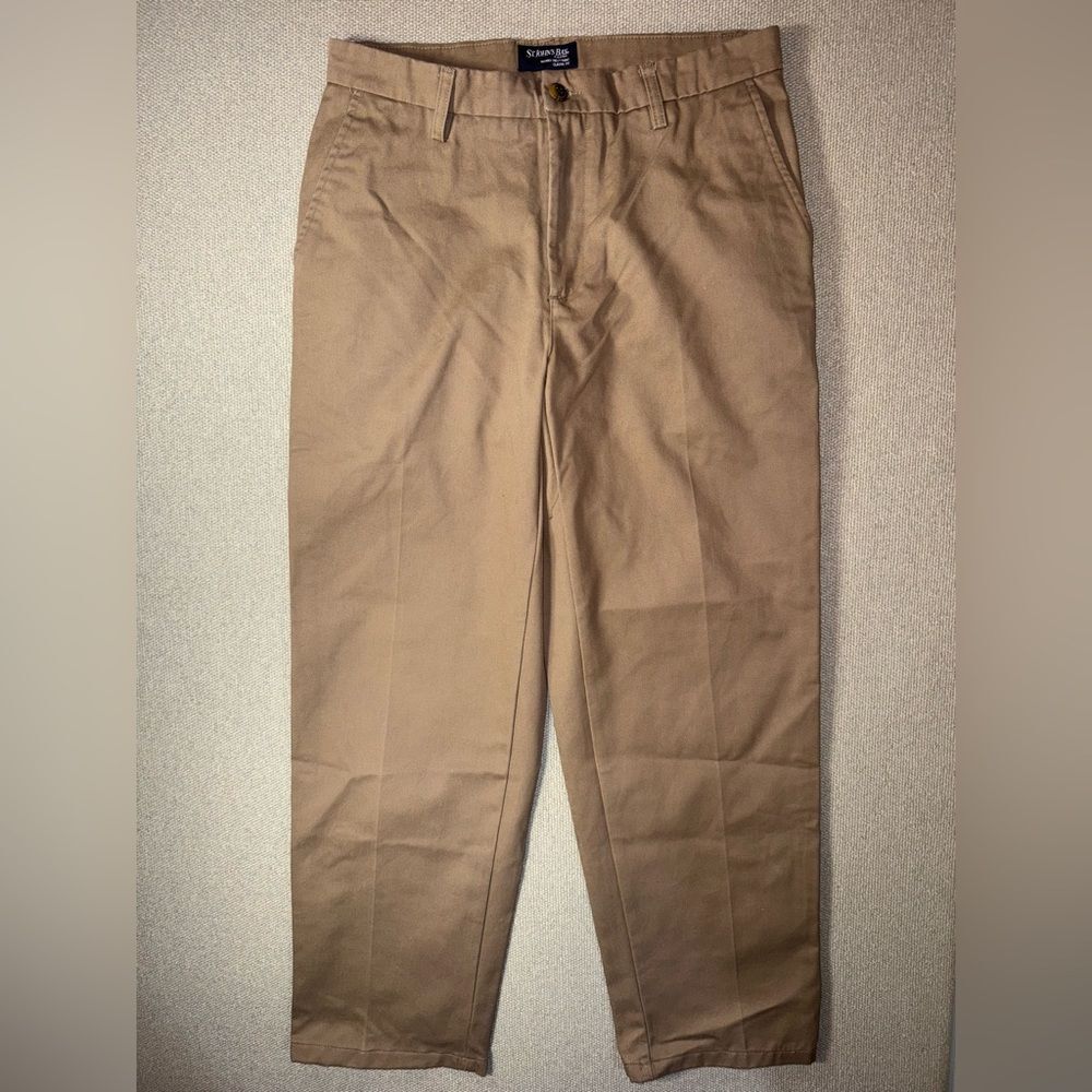 St. John's Bay size 32 x 30 Tan worry free Classic Fit Pants